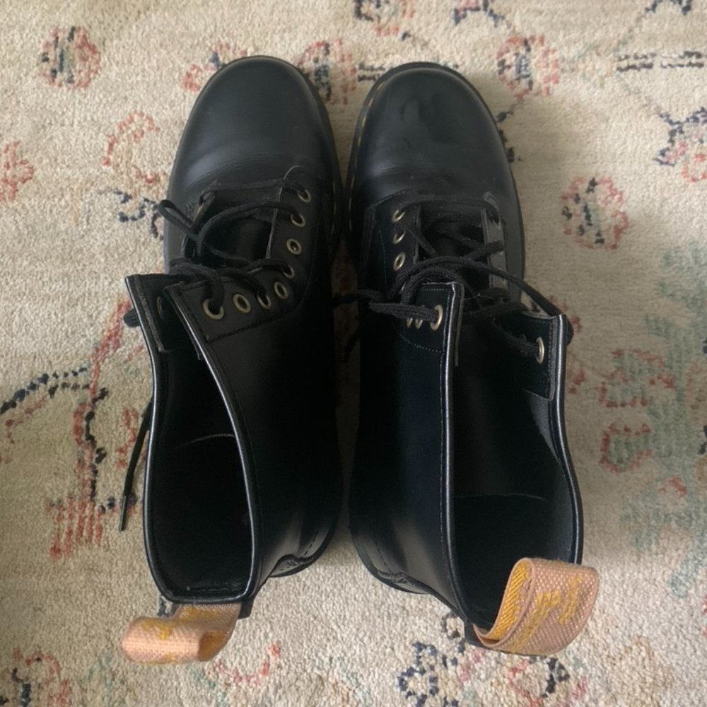 Dr. Martens Vegan 1460 Smooth Black Combat Boot